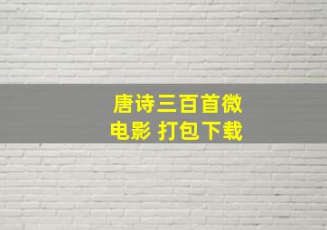 唐诗三百首微电影 打包下载